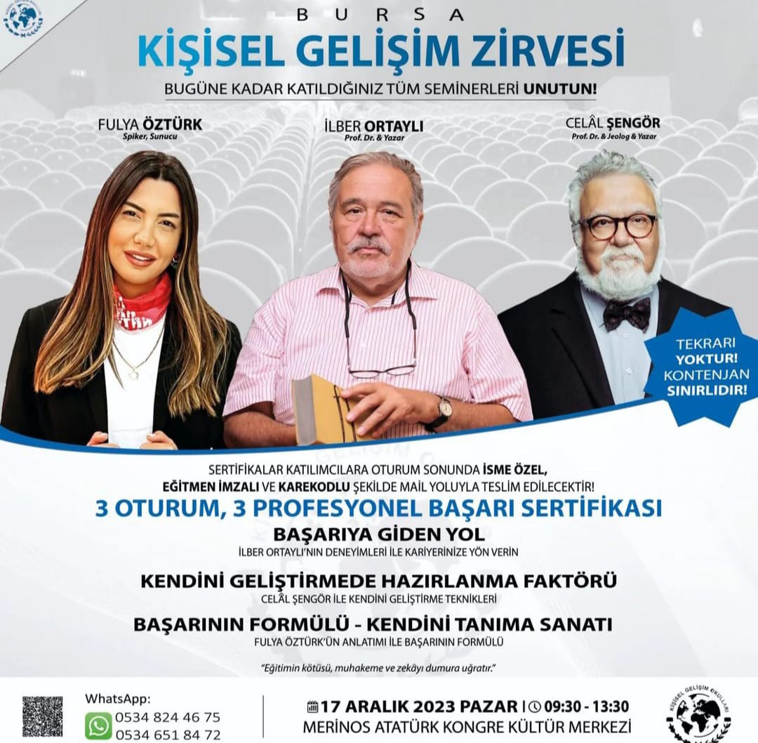 Bursa Kişisel Gelişim Zirvesi - 17 Aralık 2023